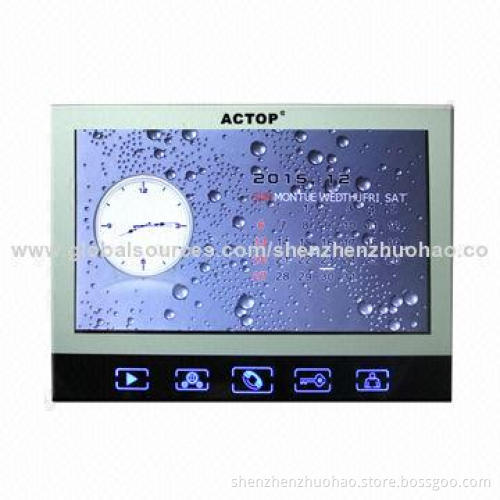 2014 New Motion Detector 7-inch Indoor Monitor Video Door Phone for Villas, Apartments